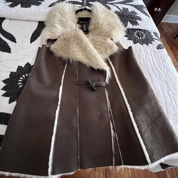 INC international Concepts Faux Suede and Faux Fur Vest - Picture 6 of 11